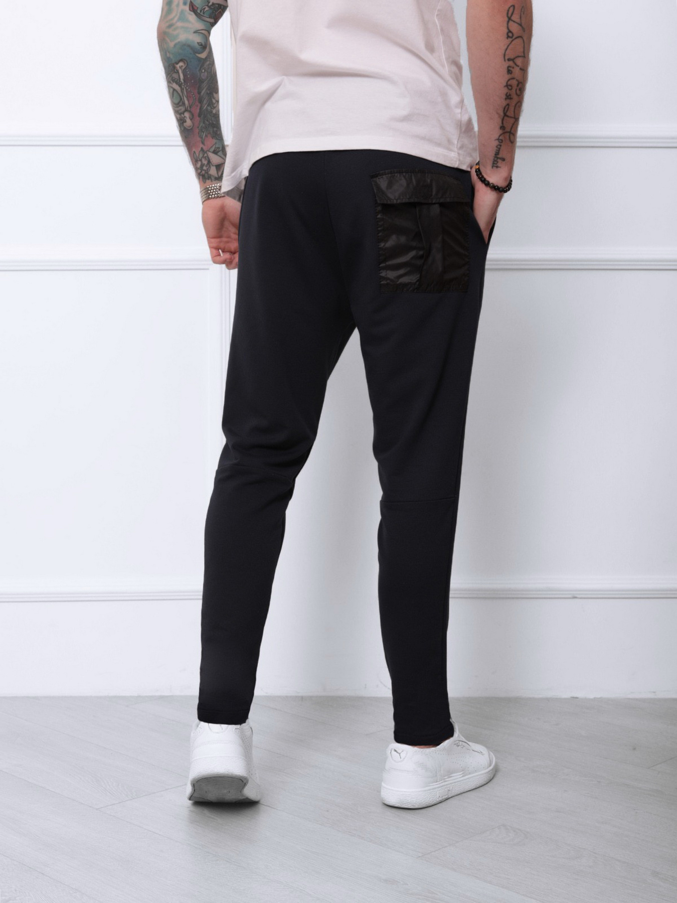 Штаны спортивные ISSA Plus модель SA-141_blue Штаны спортивные ISSA Plus модель SA-141_blue Фото