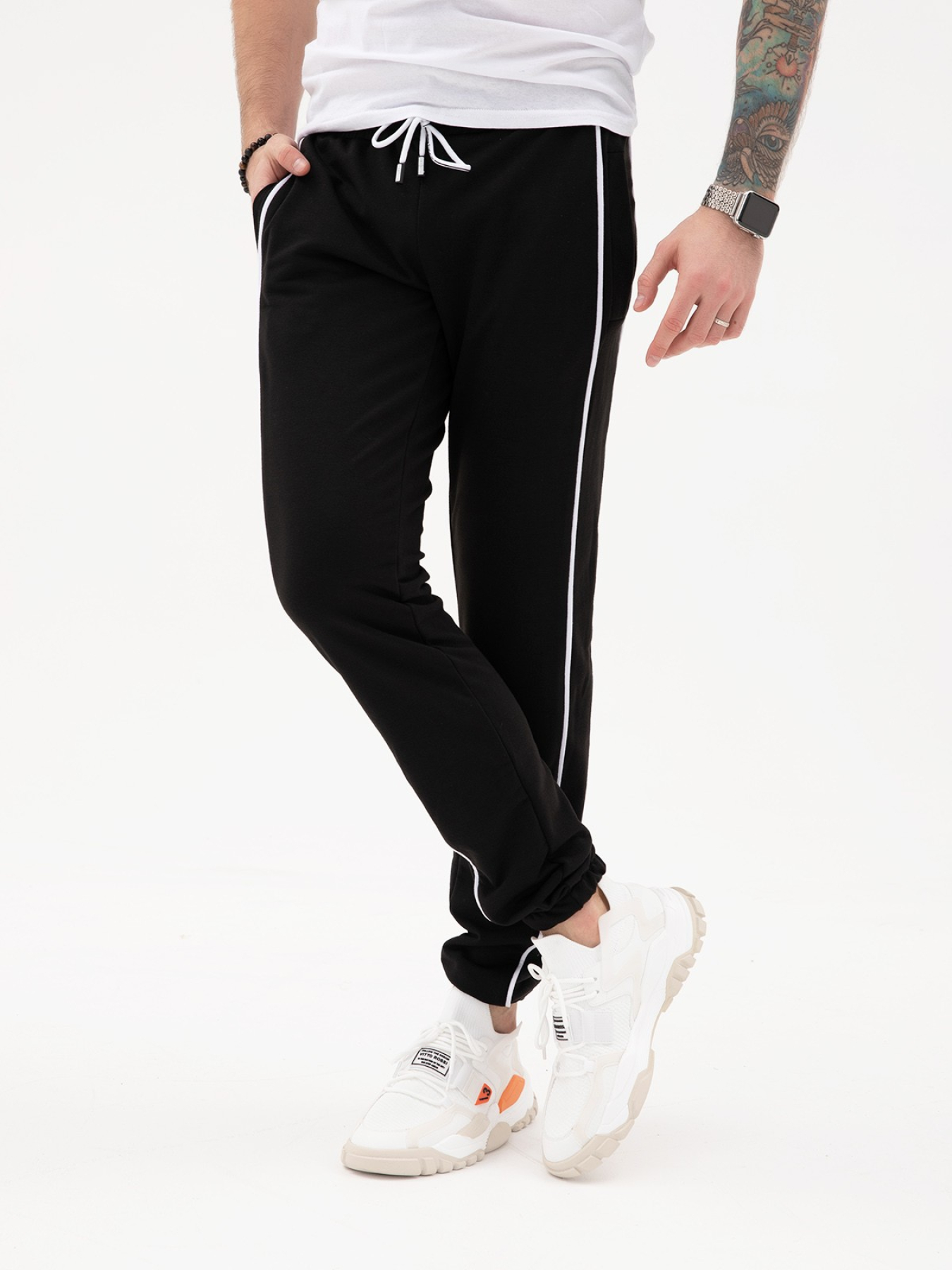 Спортивні штани ISSA Plus модель SG-12_black Спортивні штани ISSA Plus модель SG-12_black Фото