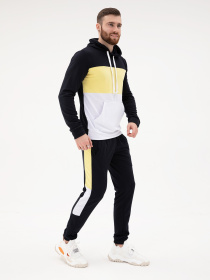 Спортивний костюм ISSA Plus модель SG-16_darkblueyellow Спортивний костюм ISSA Plus модель SG-16_darkblueyellow Фото