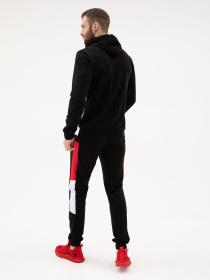 Спортивный костюм ISSA Plus модель SG-16_blackred Спортивный костюм ISSA Plus модель SG-16_blackred Фото