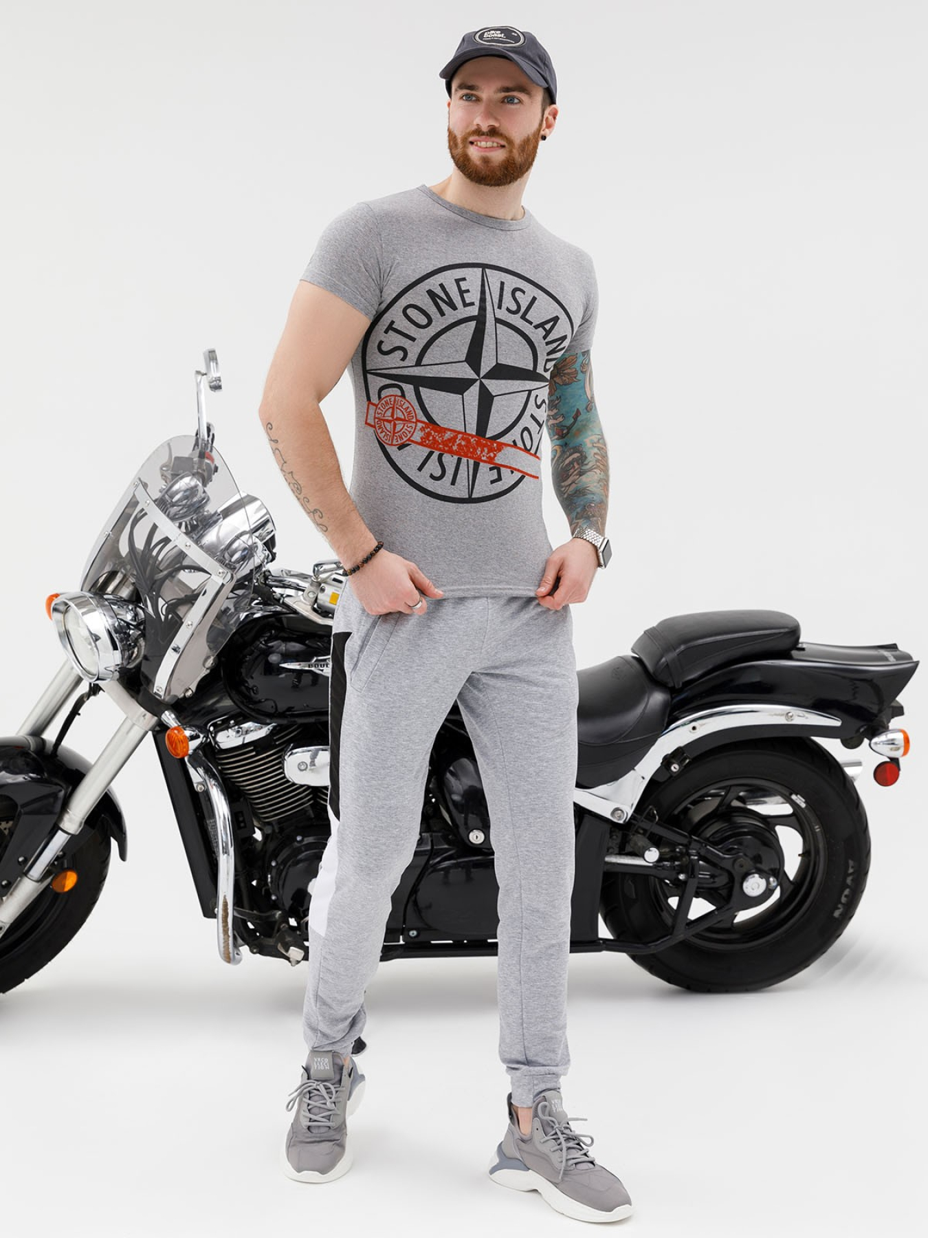 Штаны спортивные ISSA Plus модель SG-20_grey Штаны спортивные ISSA Plus модель SG-20_grey Фото