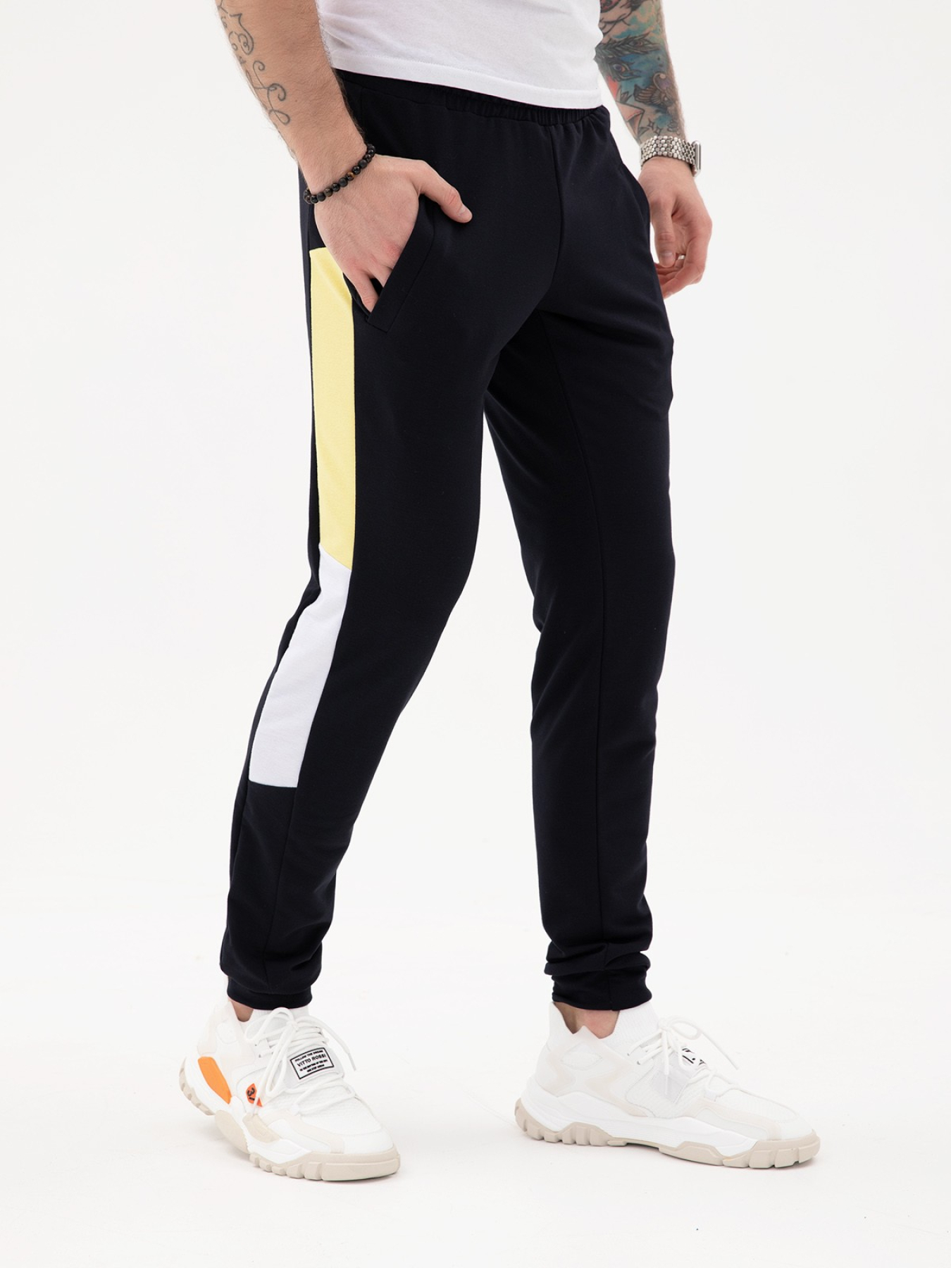 Штаны спортивные ISSA Plus модель SG-20_darkblue Фото