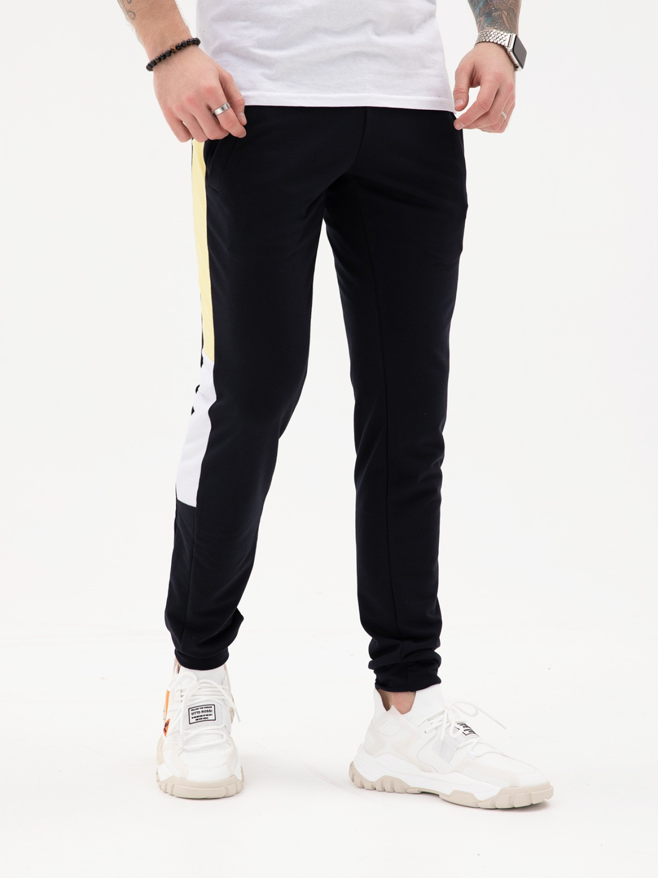 Штаны спортивные ISSA Plus модель SG-20_darkblue Фото