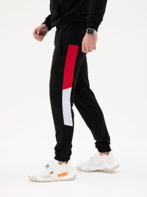 Штаны спортивные ISSA Plus модель SG-20_black Фото