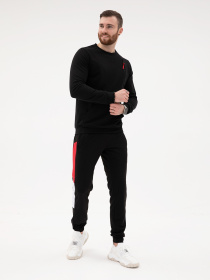 Штаны спортивные ISSA Plus модель SG-20_black Штаны спортивные ISSA Plus модель SG-20_black Фото