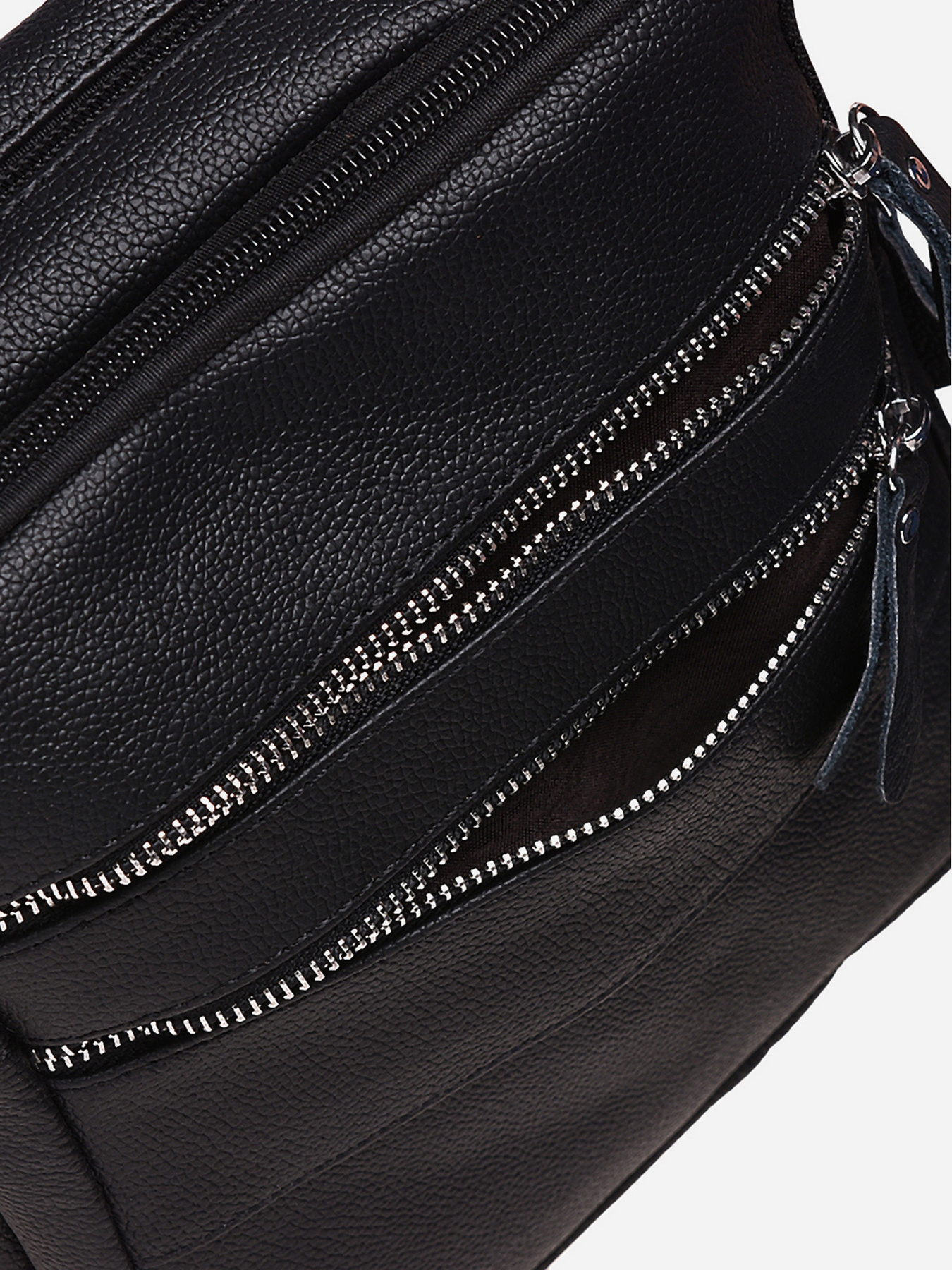 Кросс-боди Borsa Leather модель K13923-black Фото