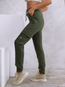 Спортивні штани ISSA Plus модель 9980_khaki Фото