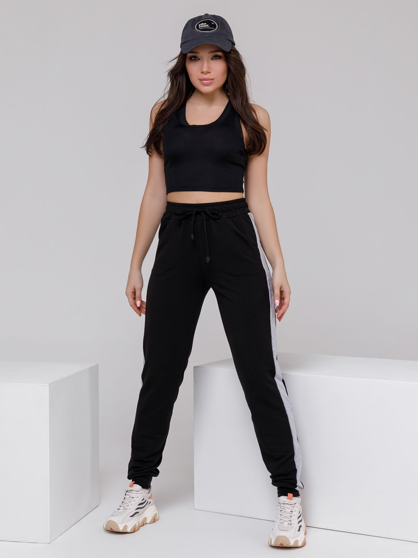 Спортивні штани ISSA Plus модель 11502_black Фото