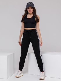 Спортивні штани ISSA Plus модель 11502_black Фото