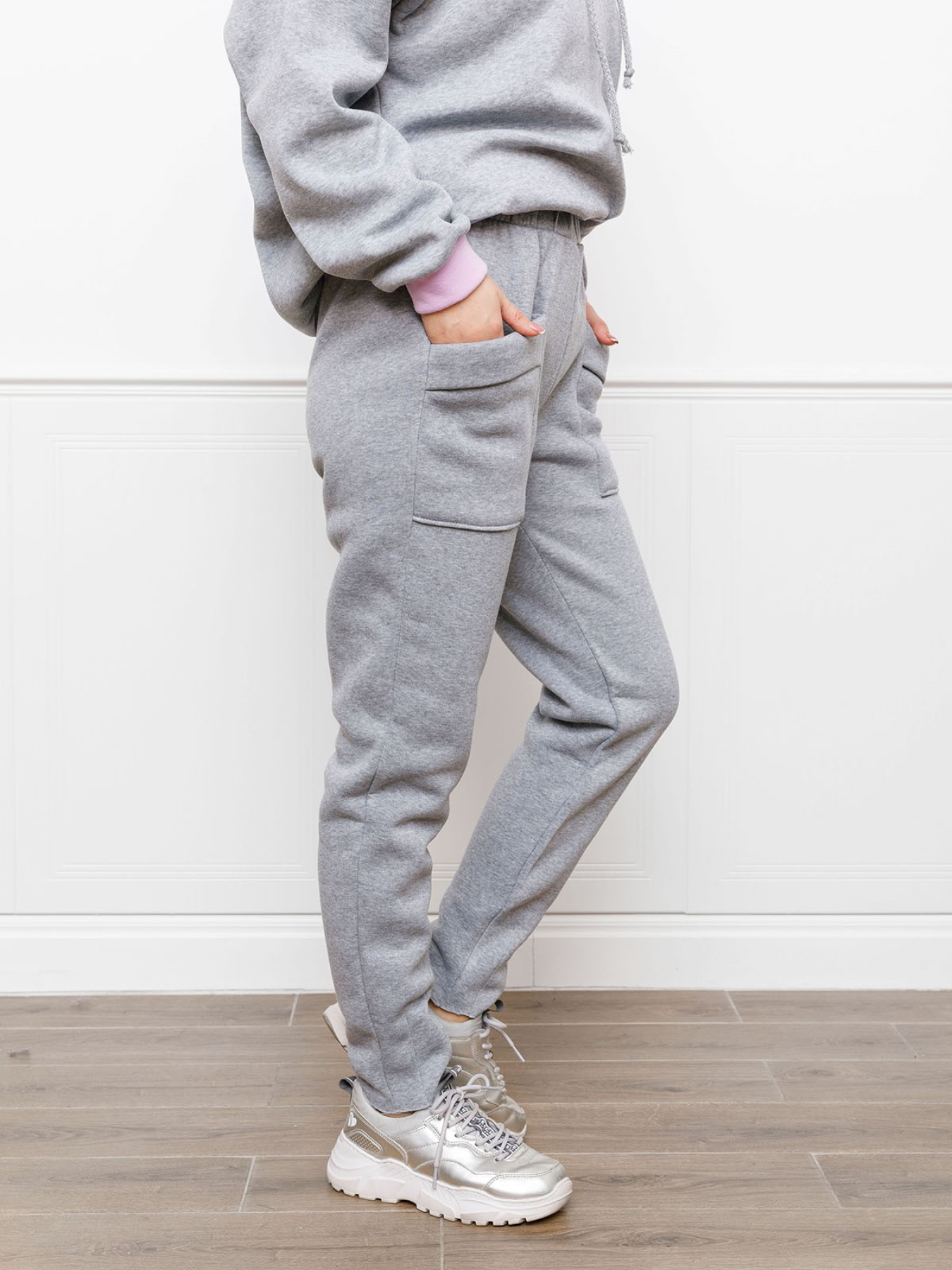 Спортивні штани ISSA Plus модель 12264_lightgray Фото