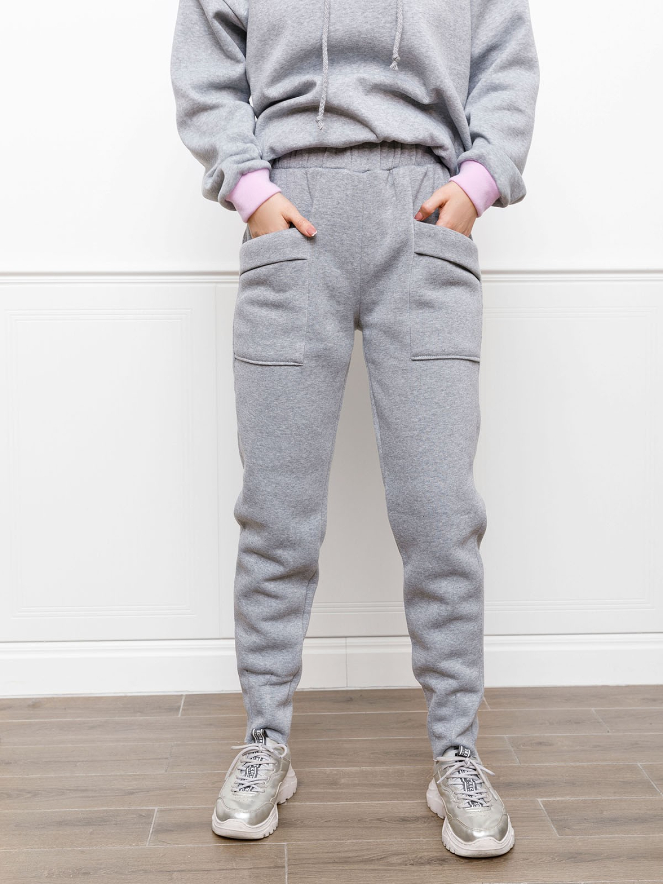 Спортивні штани ISSA Plus модель 12264_lightgray Фото