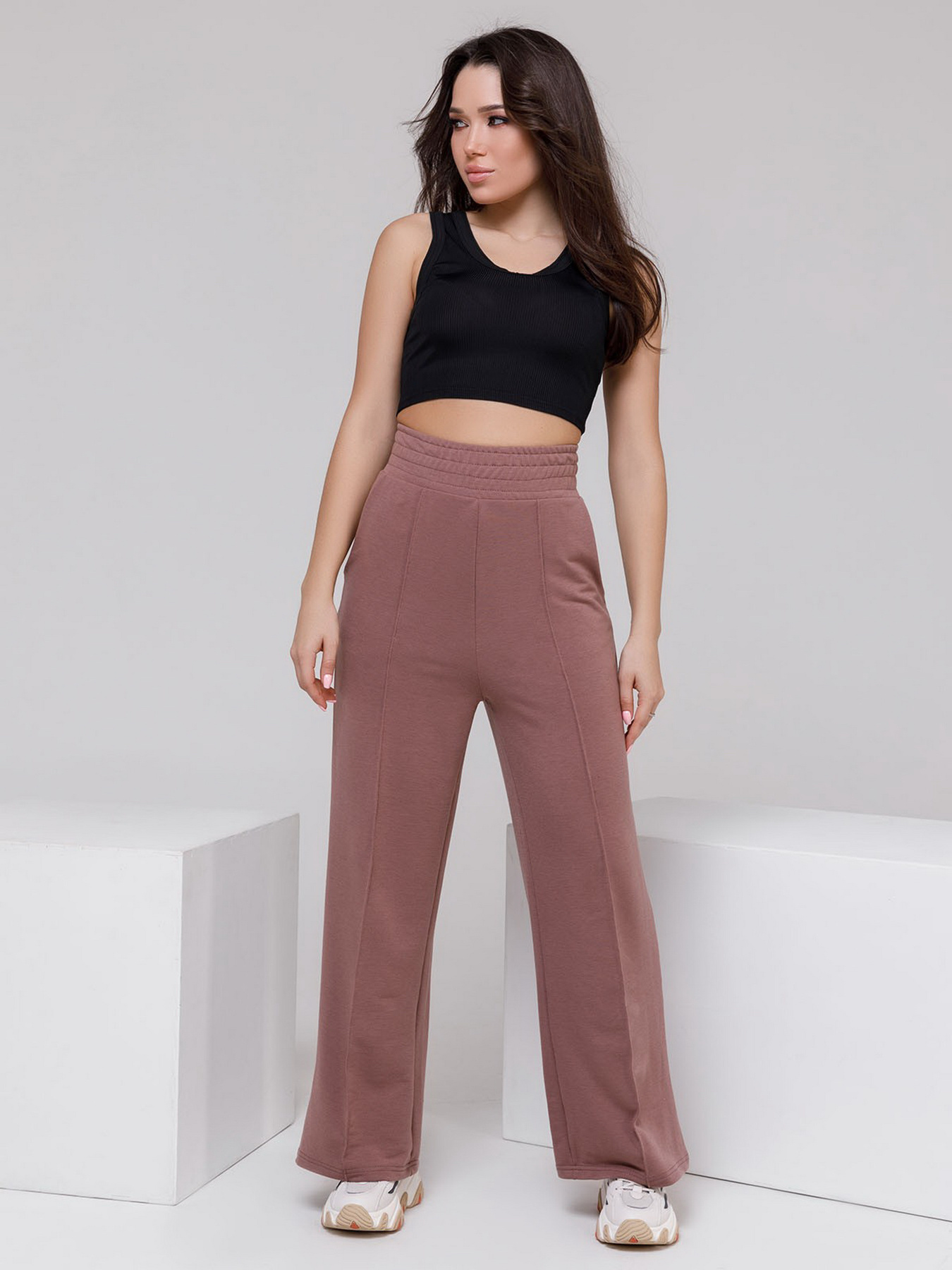 Спортивні штани ISSA Plus модель 12398_brown Фото