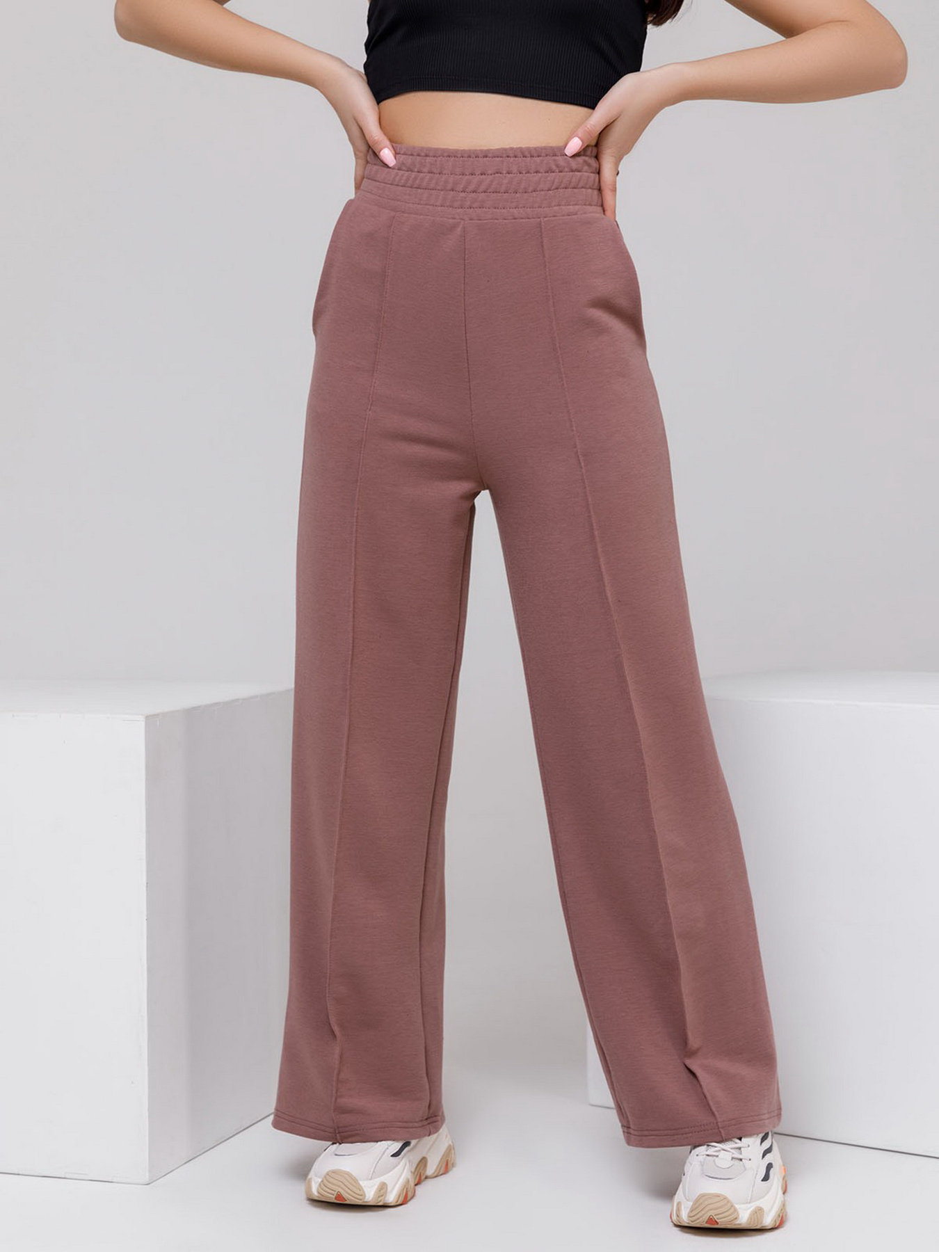 Спортивні штани ISSA Plus модель 12398_brown Фото