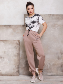 Штаны спортивные ISSA Plus модель 12433_beige Фото