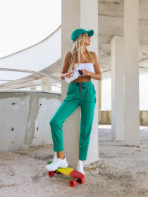 Спортивні штани ISSA Plus модель 9979_green Спортивні штани ISSA Plus модель 9979_green Фото