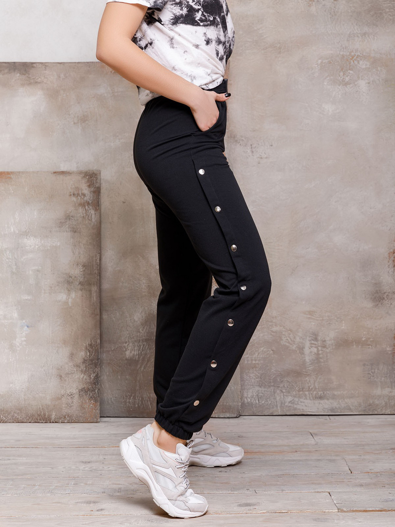 Штаны спортивные ISSA Plus модель SA-109_black Фото