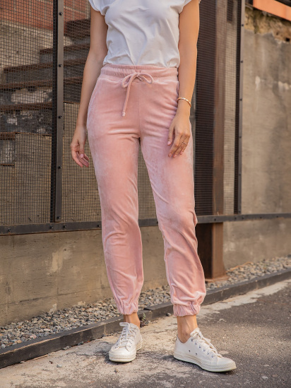 Штани спортивні ISSA Plus модель SA-293_pink — фото 3 - INTERTOP