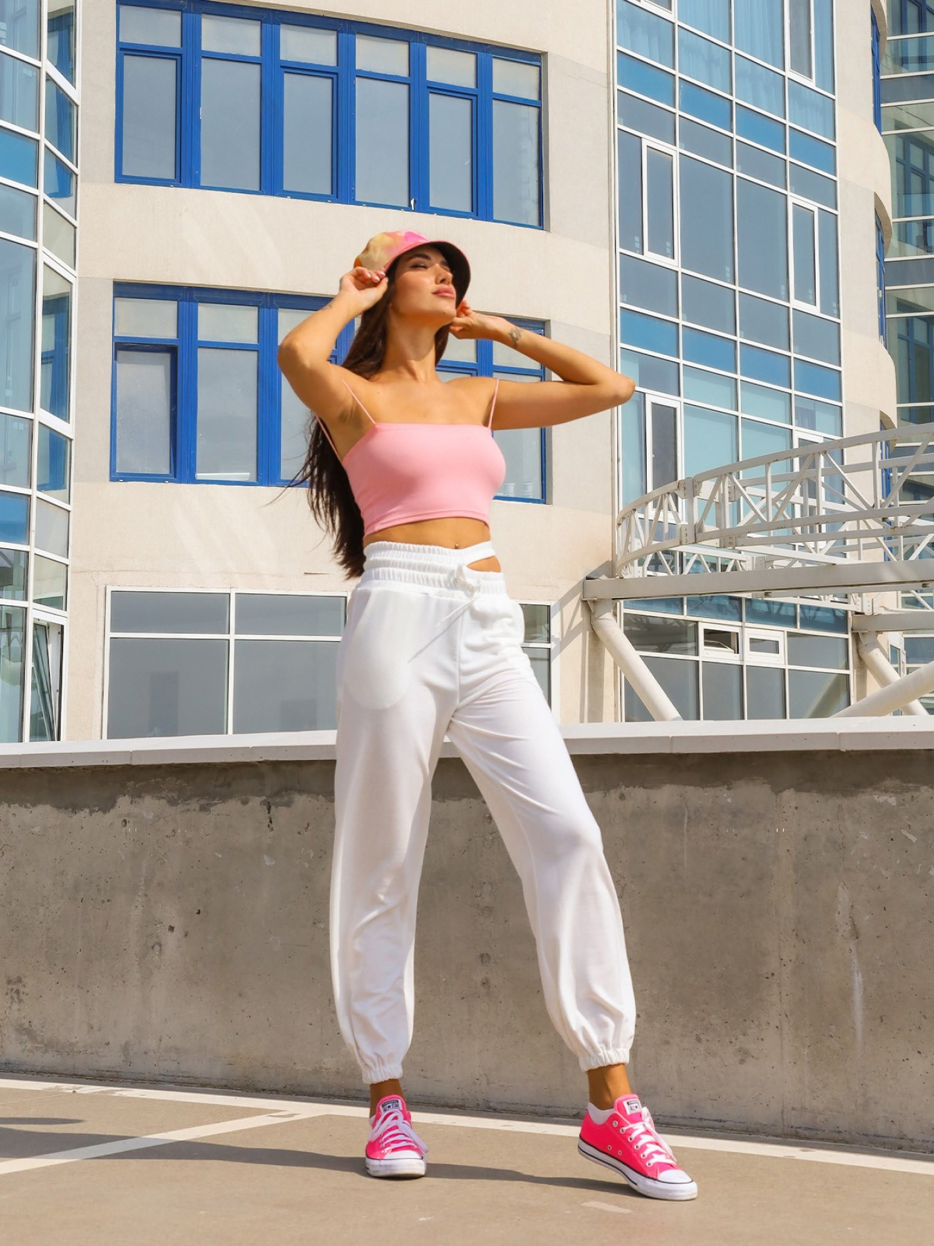 Штаны спортивные ISSA Plus модель SA-295_white Фото