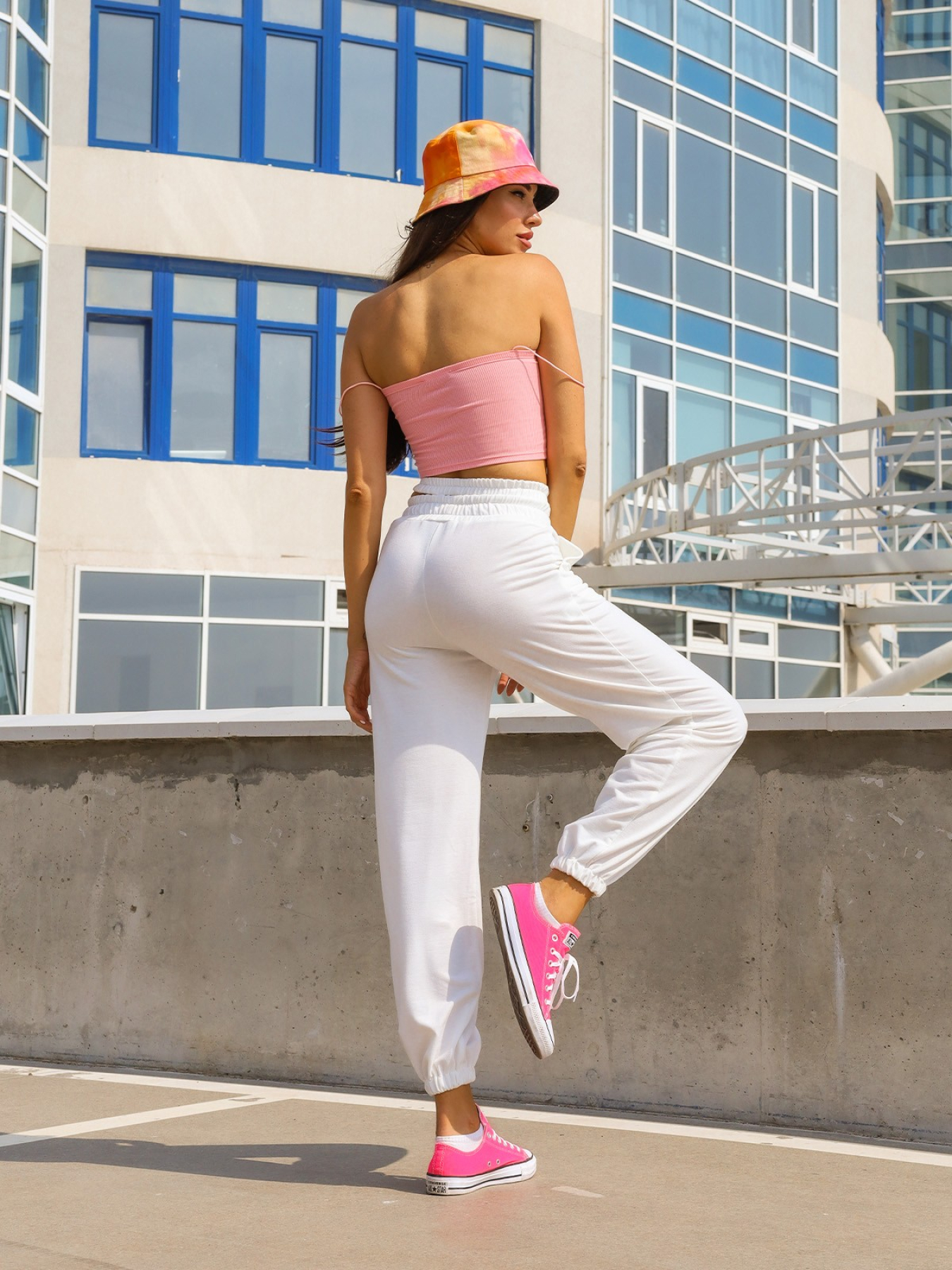 Штаны спортивные ISSA Plus модель SA-295_white Фото