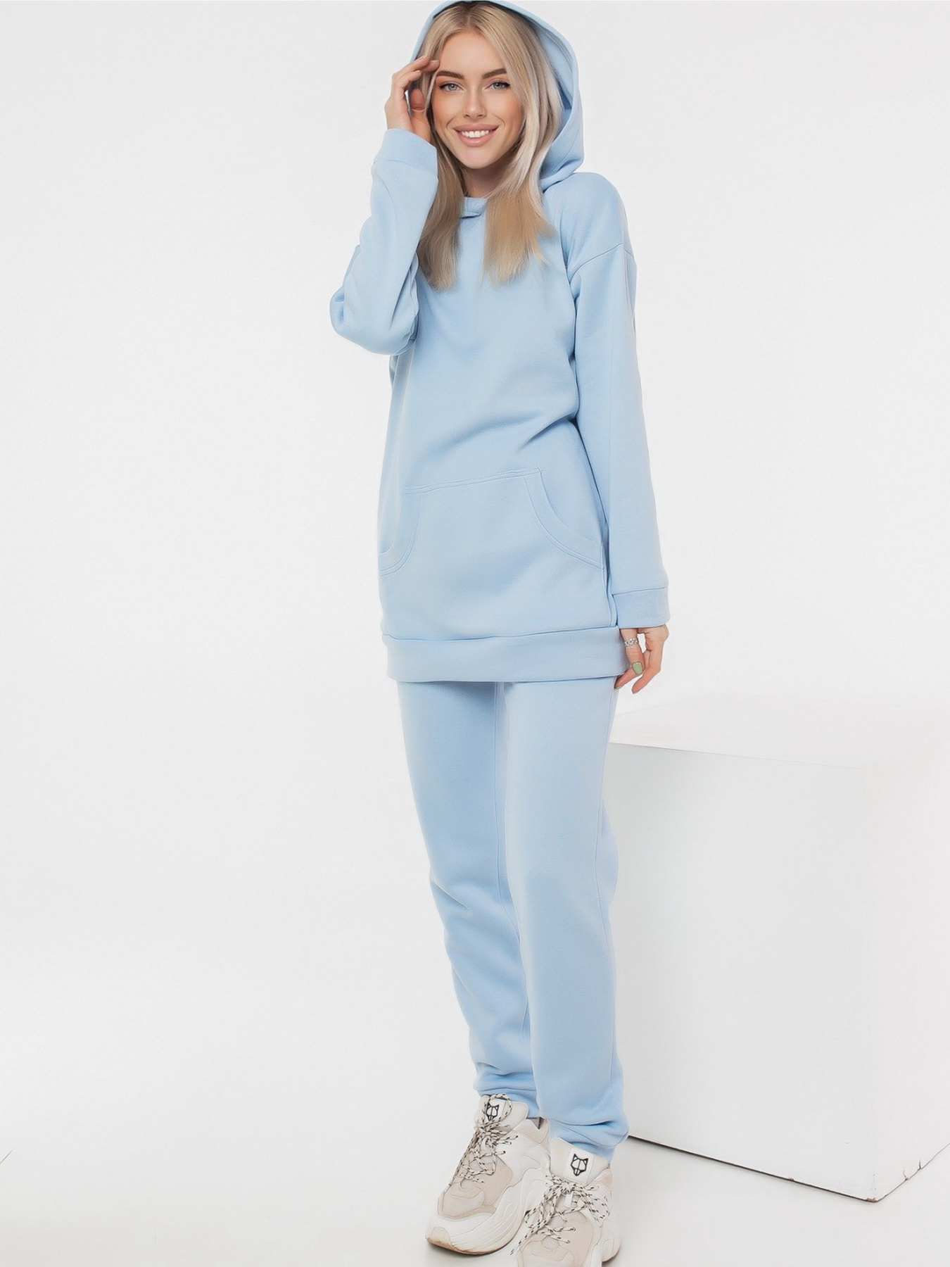 Спортивний костюм ISSA Plus модель 12236B_blue Фото