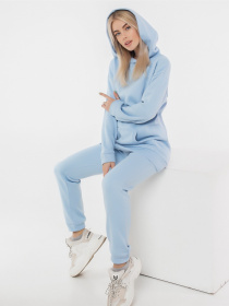 Спортивний костюм ISSA Plus модель 12236B_blue Фото