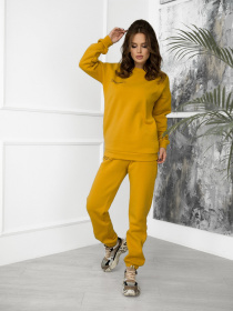 Спортивний костюм ISSA Plus модель 12256_mustard Фото