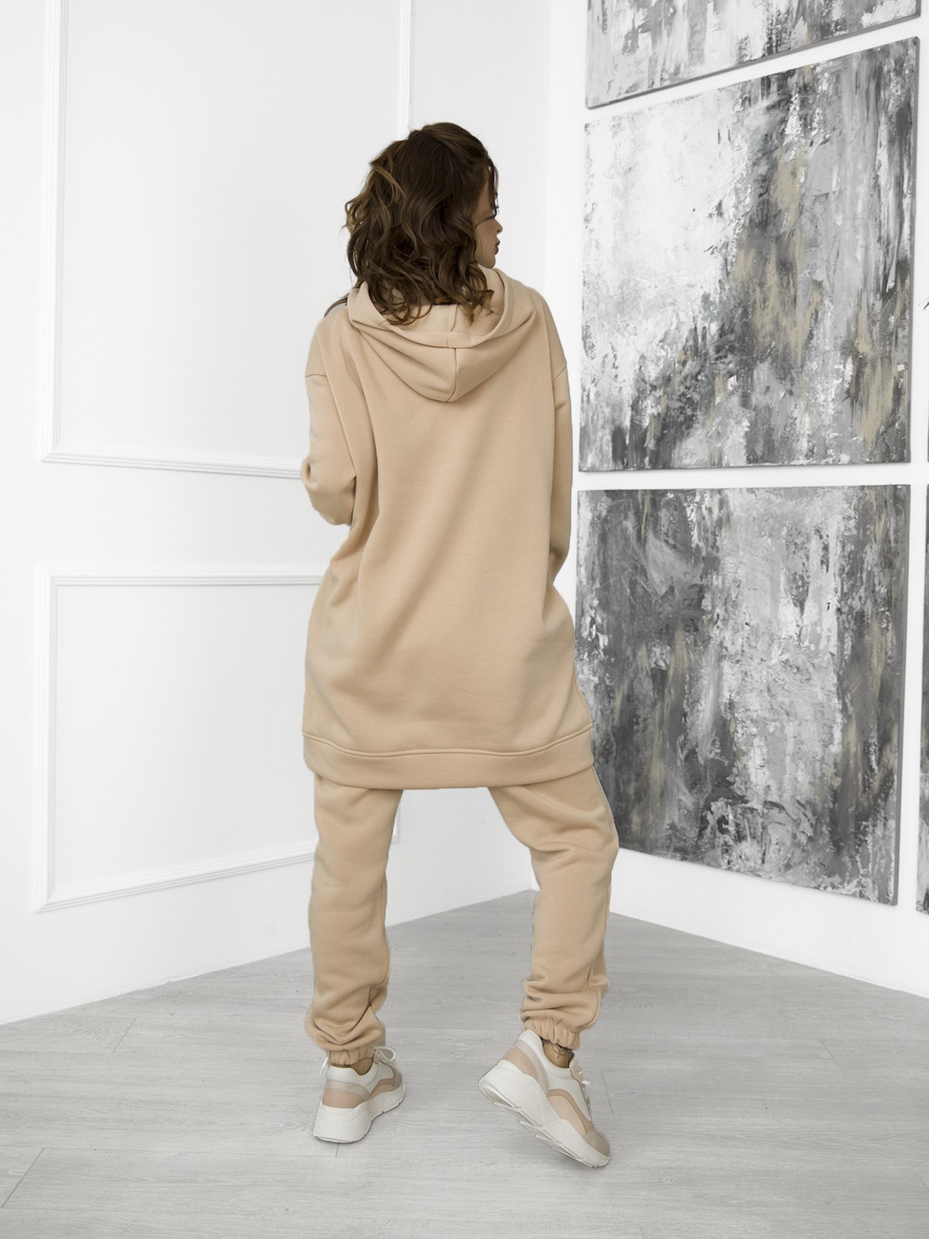 Спортивний костюм ISSA Plus модель 12274_beige Фото