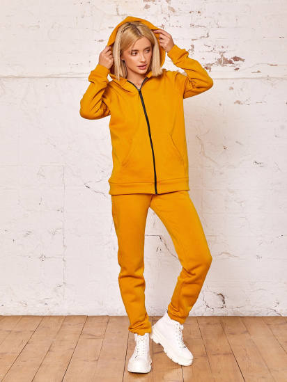 Спортивний костюм ISSA Plus модель 12296_mustard - фото