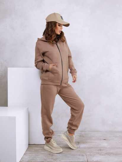 Спортивний костюм ISSA Plus модель 12296B_beige — фото 4 - INTERTOP