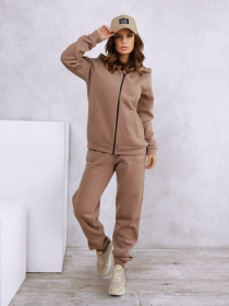 Спортивный костюм ISSA Plus модель 12296B_beige Фото