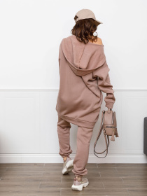 Спортивний костюм ISSA Plus модель 12298_beige Фото