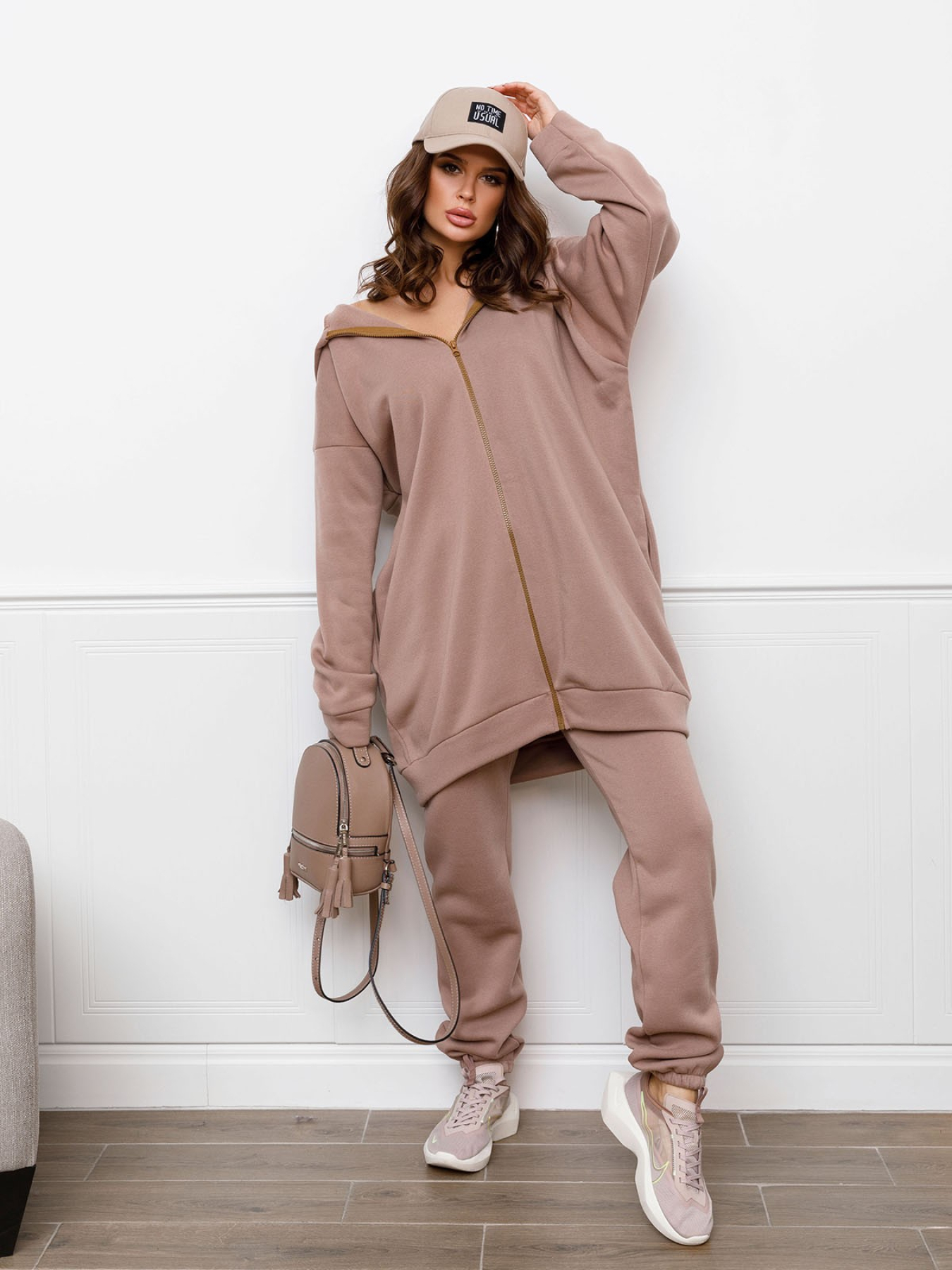 Спортивный костюм ISSA Plus модель 12298_beige Фото