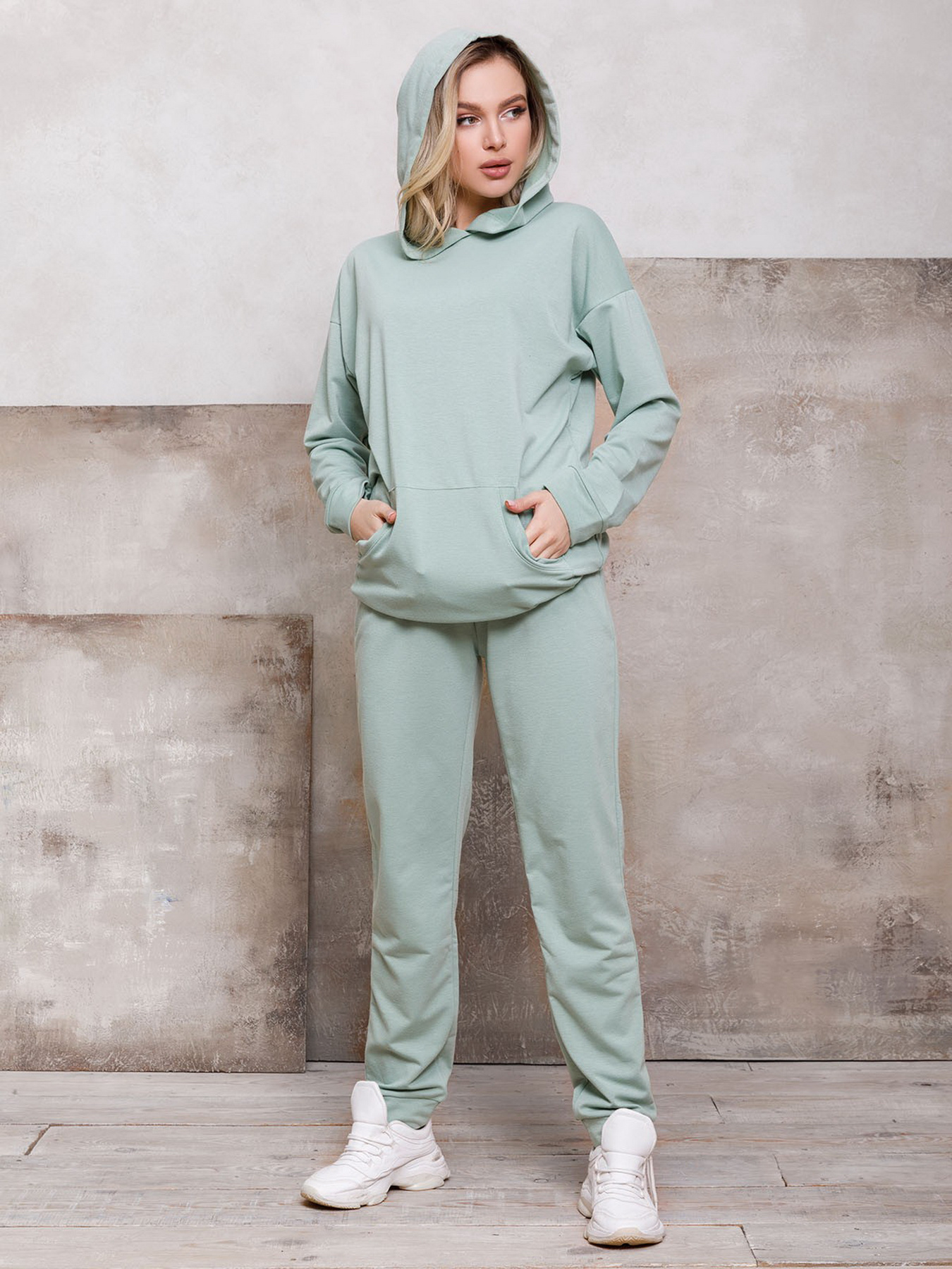 Спортивный костюм ISSA Plus модель 12397_mint Фото