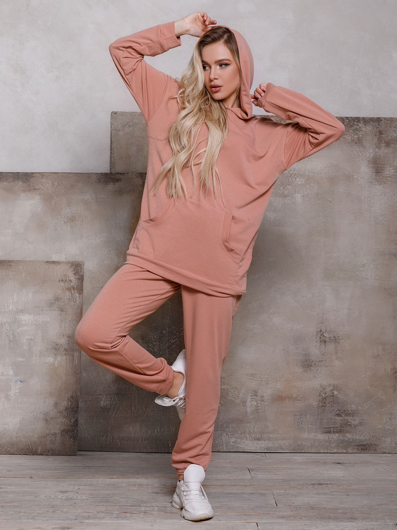 Спортивний костюм ISSA Plus модель 12397_pink Фото