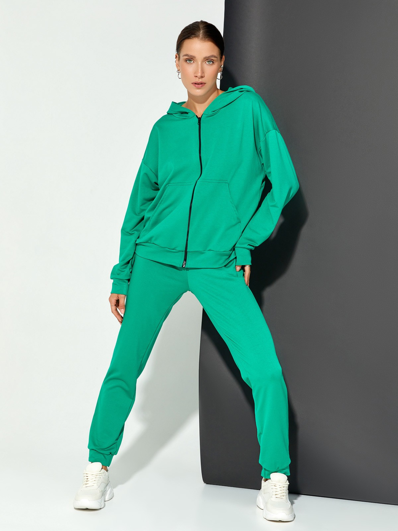 Спортивний костюм ISSA Plus модель 12410_green Фото