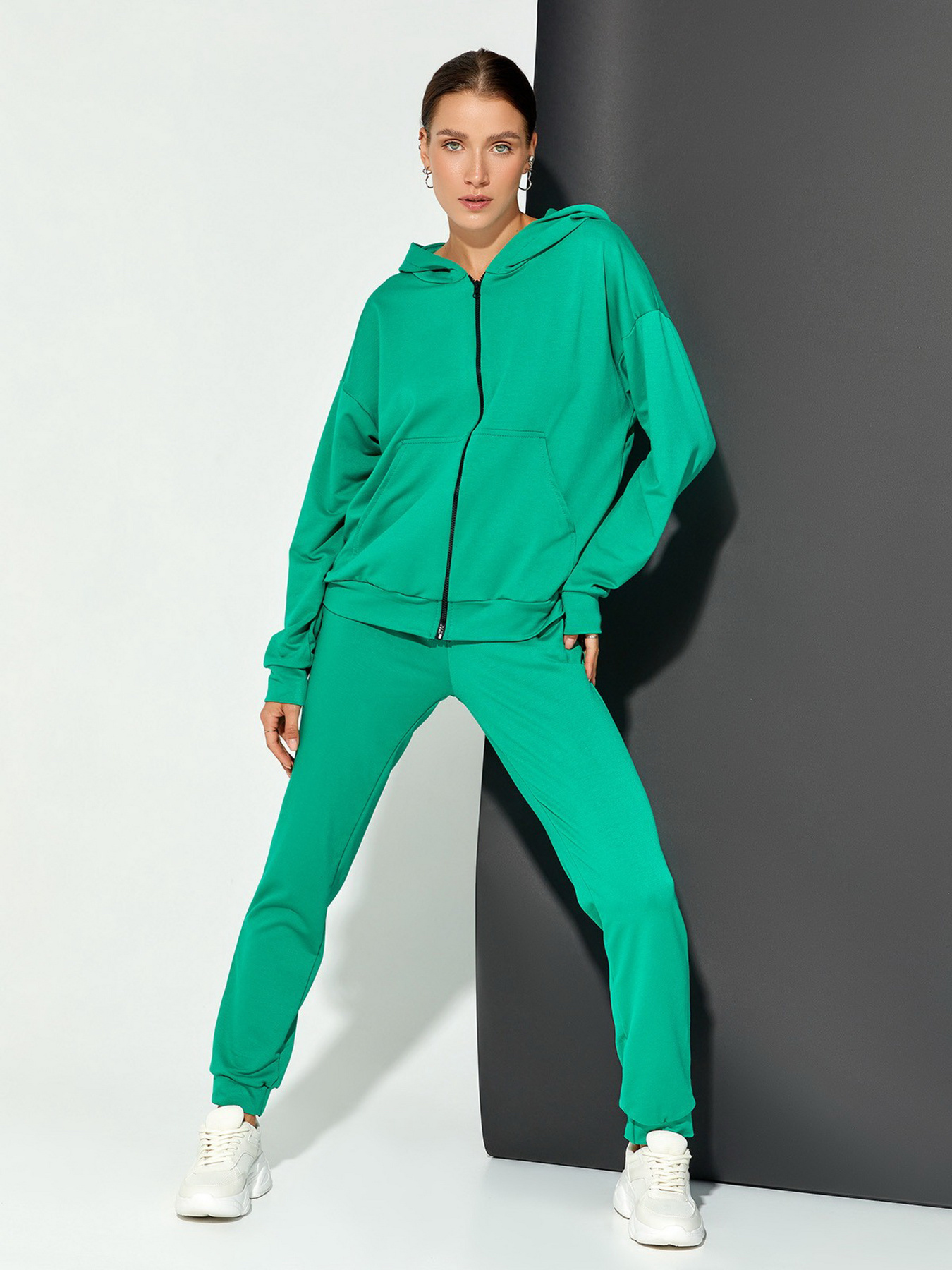 Спортивний костюм ISSA Plus модель 12410_green Фото