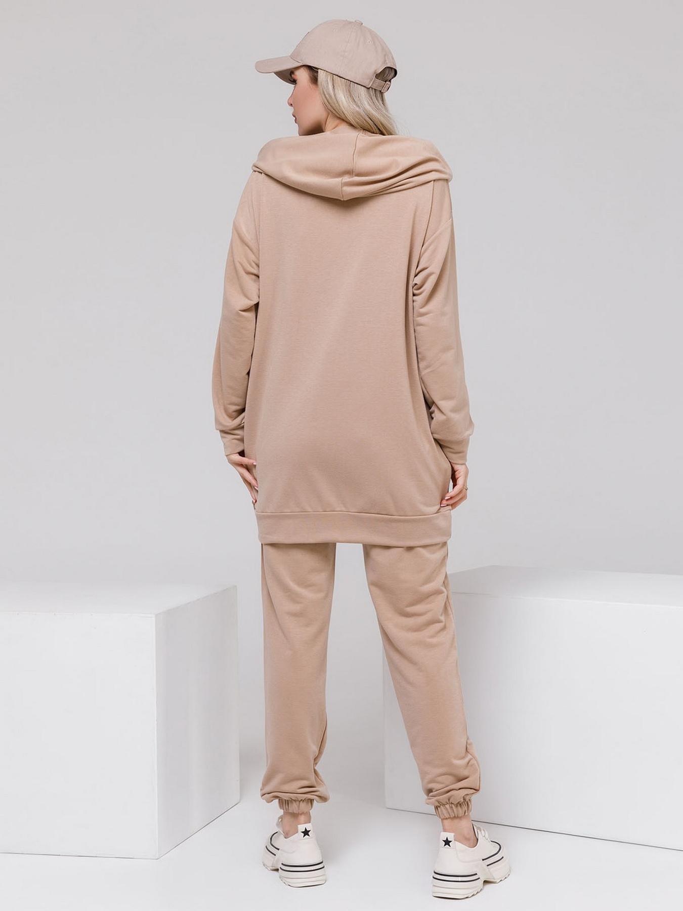 Спортивний костюм ISSA Plus модель 12495_beige Фото