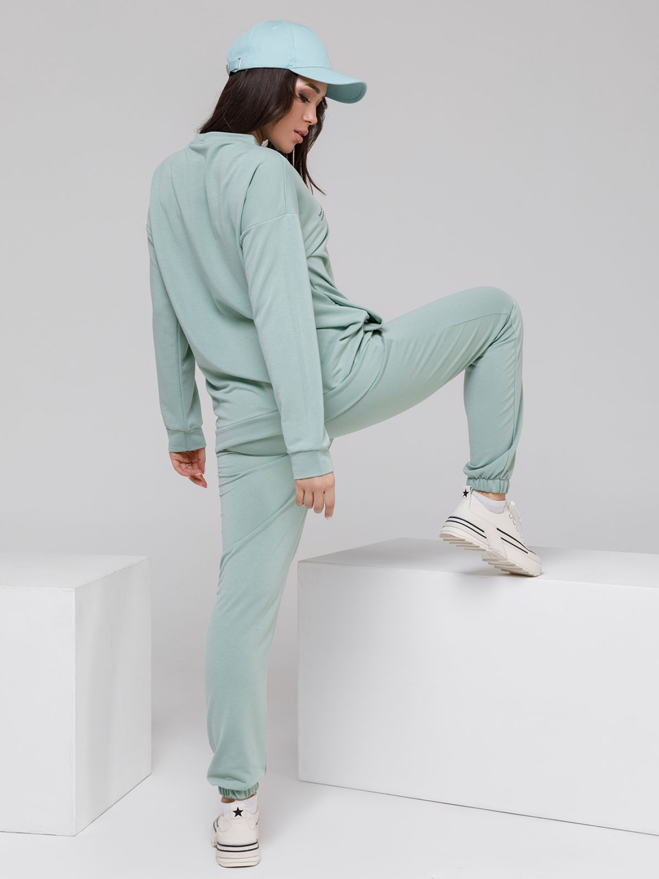 Спортивний костюм ISSA Plus модель 12497_mint Фото