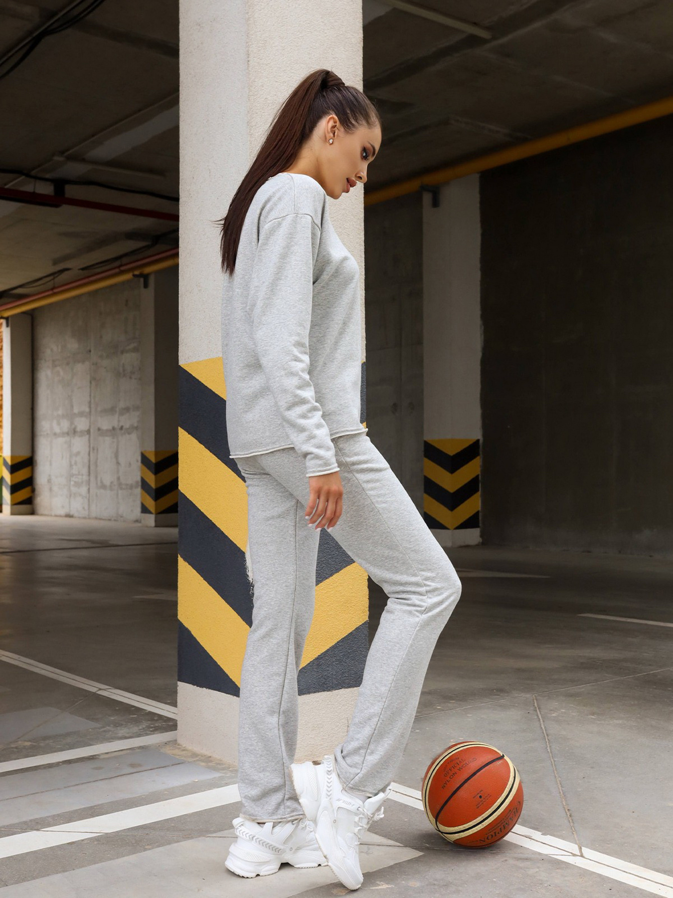 Спортивний костюм ISSA Plus модель 12847_grey Фото