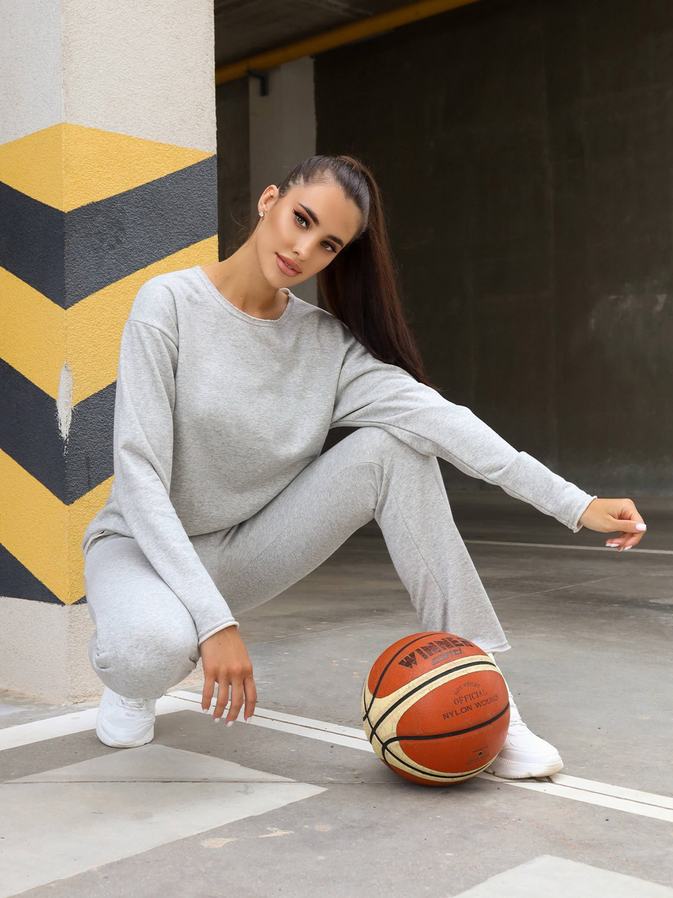 Спортивний костюм ISSA Plus модель 12847_grey Фото