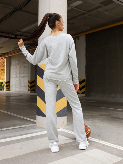 Спортивний костюм ISSA Plus модель 12847_grey — фото 6 - INTERTOP
