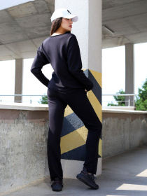 Спортивний костюм ISSA Plus модель 12847_black Фото