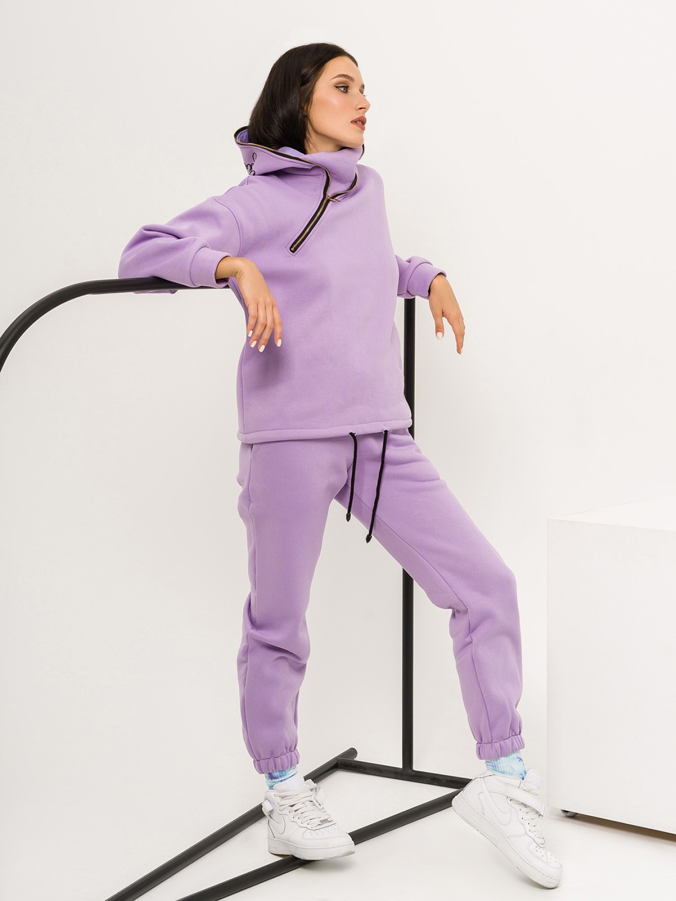 Спортивний костюм ISSA Plus модель 12960_lilac Фото