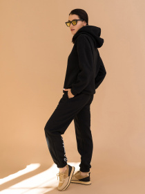 Спортивний костюм ISSA Plus модель 12960_black Спортивний костюм ISSA Plus модель 12960_black Фото