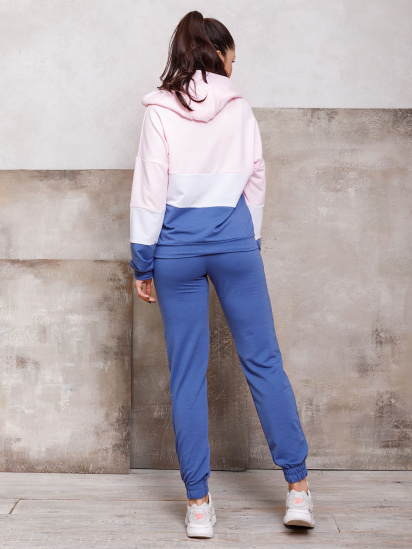 Спортивний костюм ISSA Plus модель SA-131_bluepink — фото 5 - INTERTOP