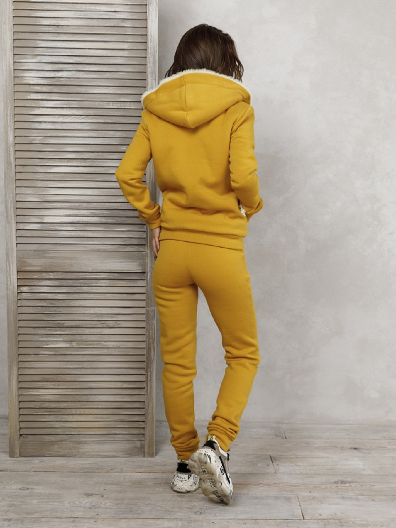 Спортивный костюм ISSA Plus модель SA-59_горчичный Фото