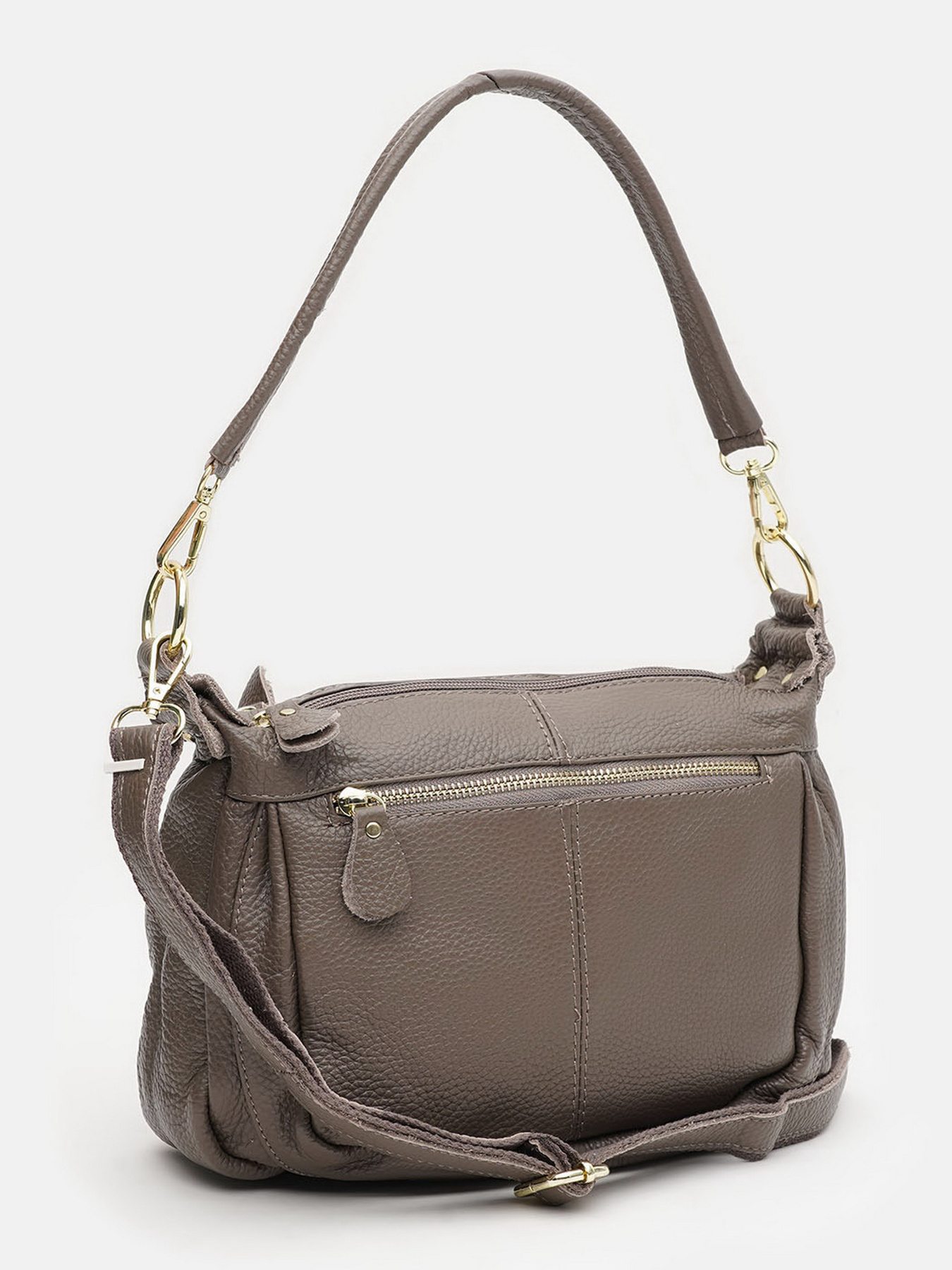 Кросс-боди Borsa Leather модель K1bb301gr-grey Фото