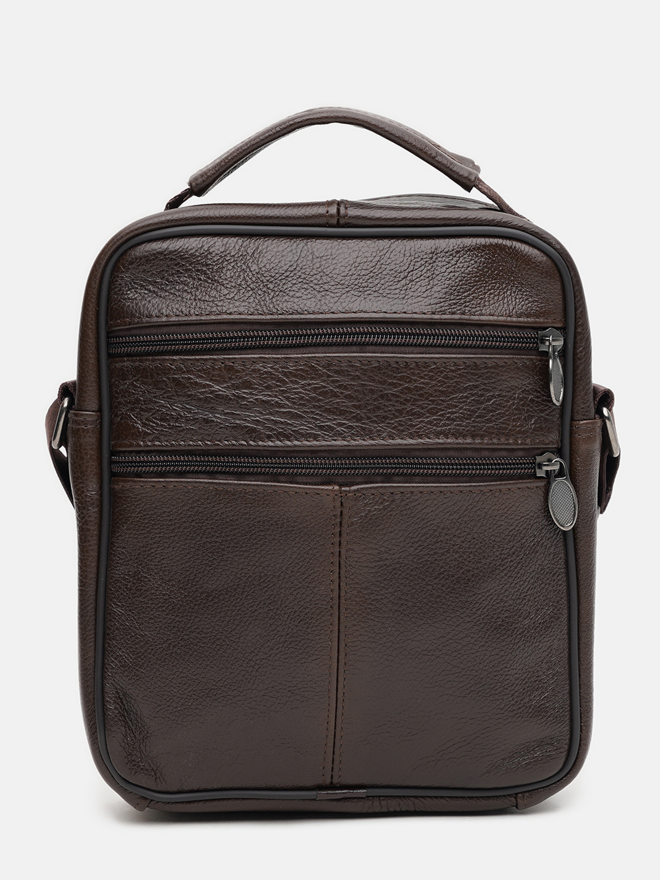 Мессенджер Borsa Leather модель K12314br-brown Фото