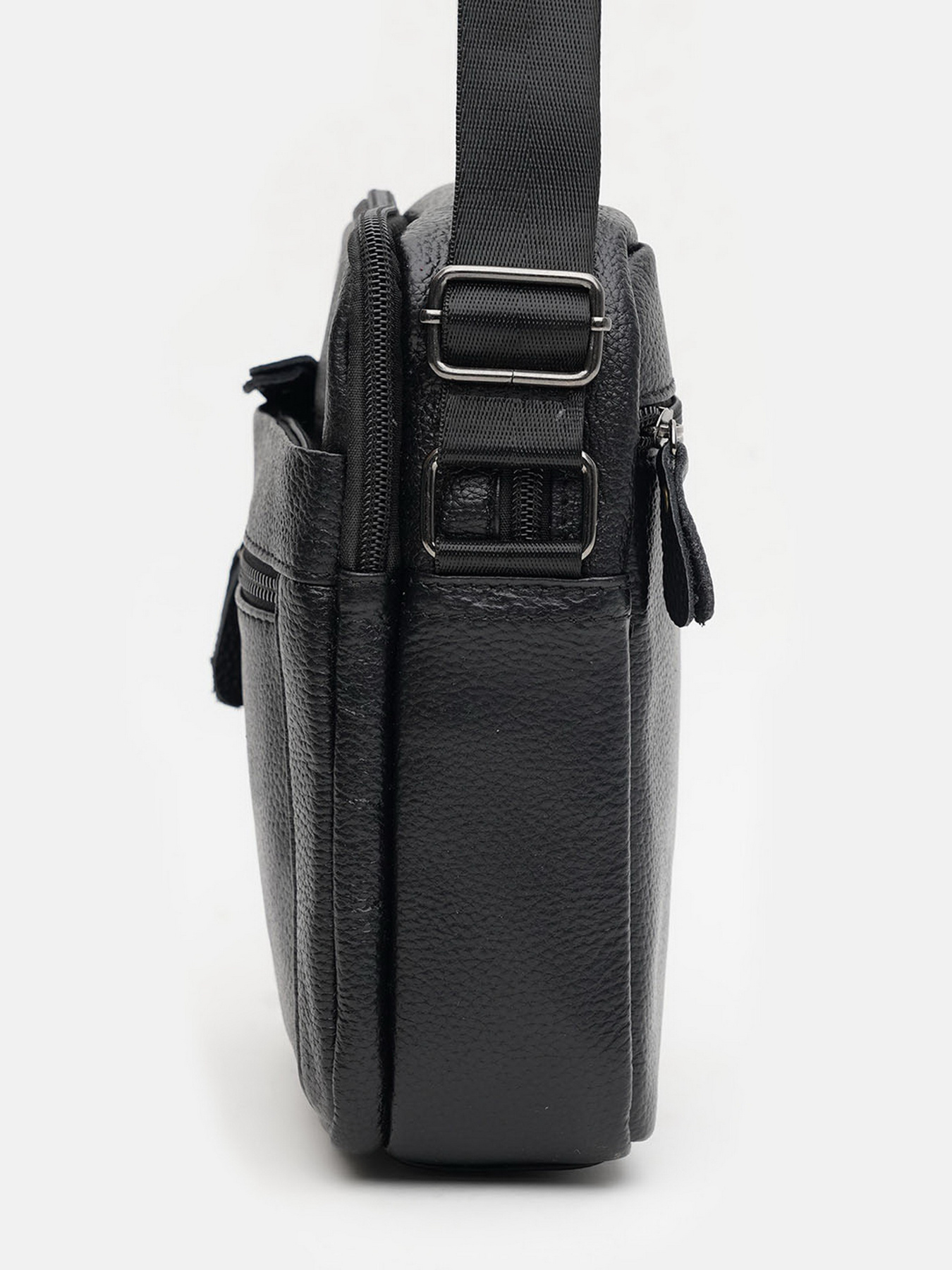 Мессенджер Borsa Leather модель K12333-black Фото