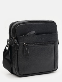 Мессенджер Borsa Leather модель K12333-black Фото